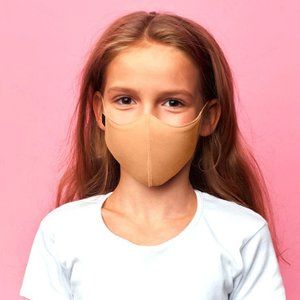 BLOCH B-Safe Sand/Nude Childrens Face Mask A001C